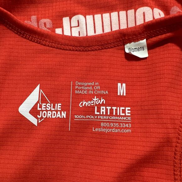 Leslie Jordan Women's Medium 2022 Girlz on Fire Athletic Tank Top Triathalon 5K - Picture 3 of 9